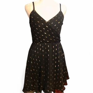 Elegant Black and Silver Women's Dress